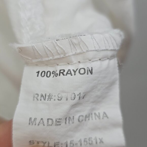 Solitaire Swim Cut Out White Cover Up Tunic - Picture 7 of 9